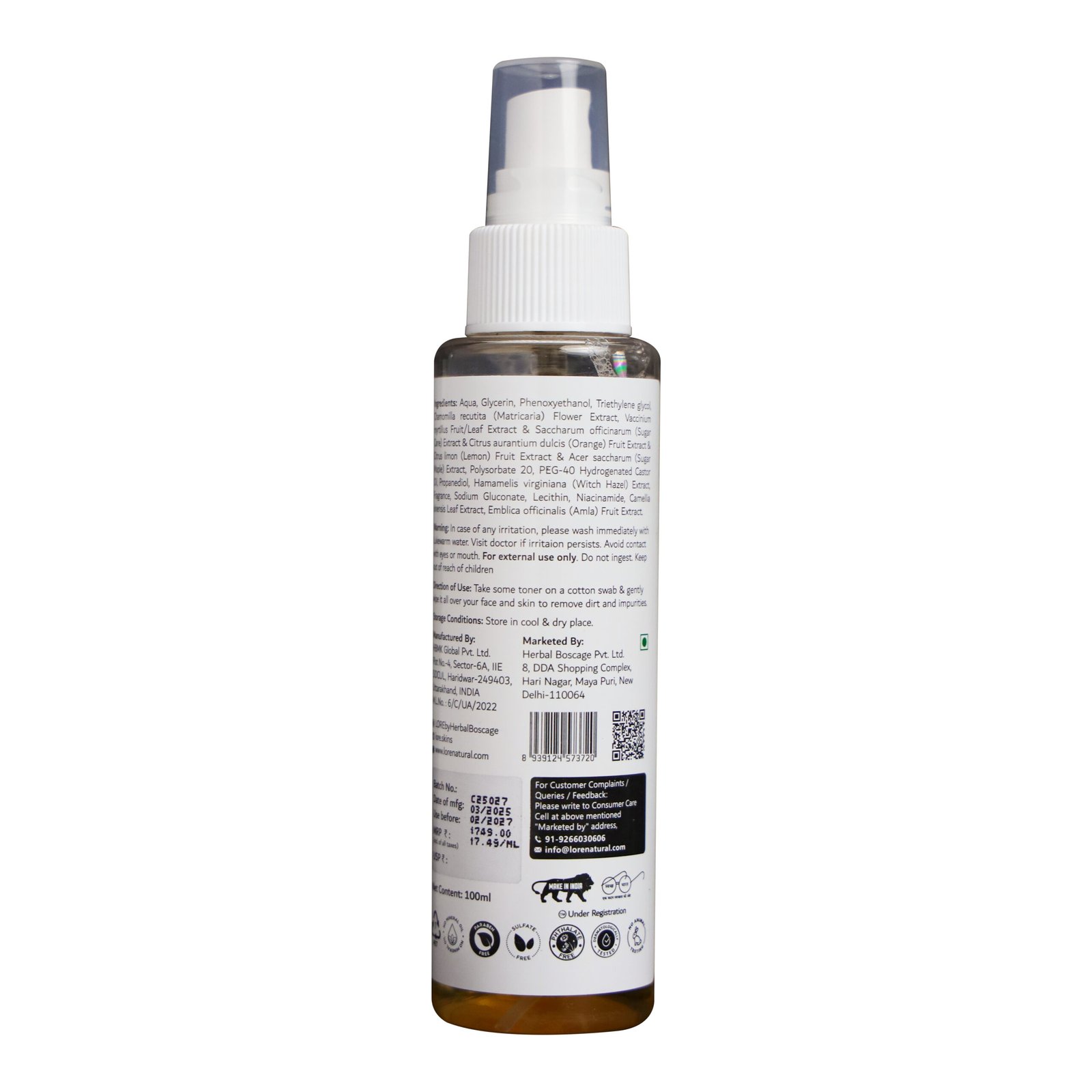 Best Toner for Dry Skin & Open Pores – Chamo Hush Skin Toner-100ml - Image 7